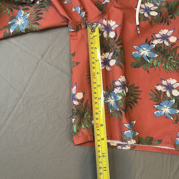 Volcom Hawaiian Board Shorts Mens 34 Stretch 9” Beach Surf Swim Floral - Picture 3 of 4